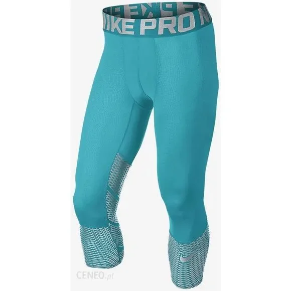 NEW Mens S NIKE Hypercool Max Three-Quarter Compression Pants 747427-418 Blue
